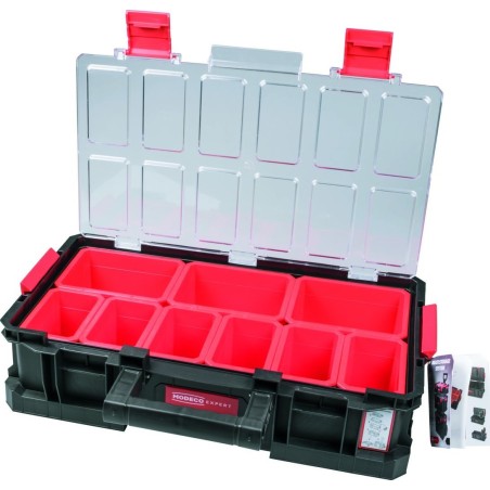 EXPERT WERKZEUG-AUFBEWAHRUNGSSYSTEM ORGANIZER MIT 9 BEHÄLTERN [EXPERT]