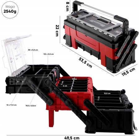 Kadax Keter Werkzeugkoffer Organizer-Box
