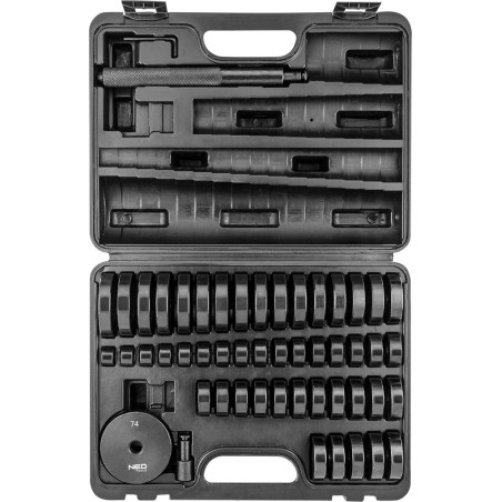 Neo-Set zum Einpressen von Lagern, Dichtungen und Gummiverbindungsstücken, 51-teilig (11-691)