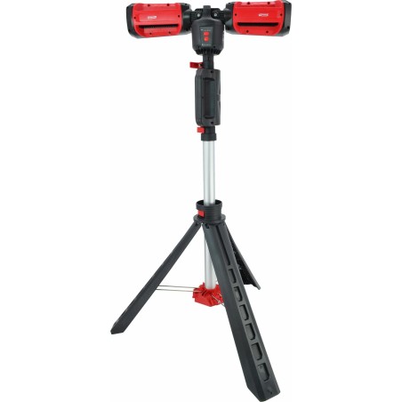 AWTools AWTOOLS Tragbarer Akku-Scheinwerfer Tween Head 14,8 V 6000 lm Black Line