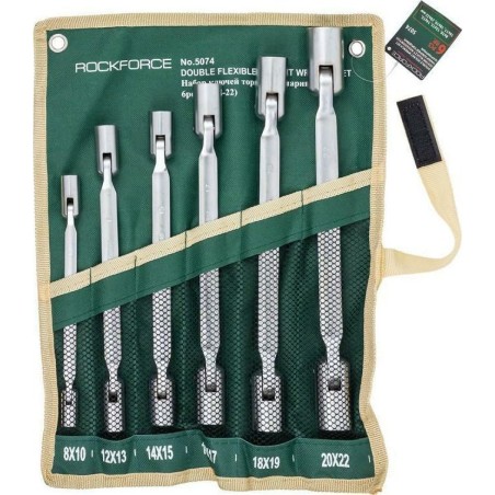 Neo ROCKFORCE Gelenkschlüssel-Set, 6-teilig, 8–22 mm