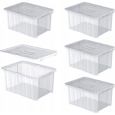 Prosperplast 5x Aufbewahrungsbehälter NCC16 + Deckel Box