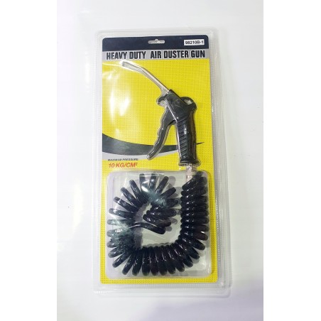 Allride Luftpistolen-Set, Spiralschlauch, Heavy Duty, schwarz,