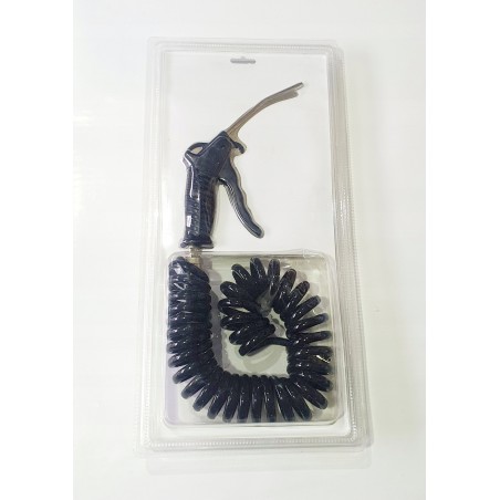 Allride Luftpistolen-Set, Spiralschlauch, Heavy Duty, schwarz,