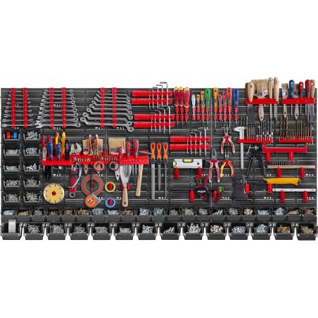 Kadax KADAX Werkzeugtafel Wand 174 x 78 cm, 110 Teile