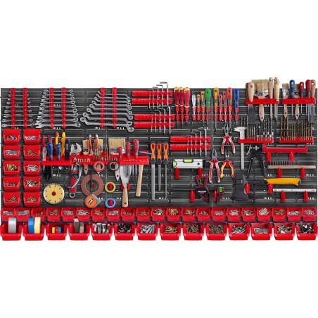 Kadax KADAX Werkzeugtafel Wand 174 x 78 cm, 110 Teile