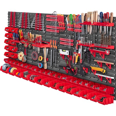 Kadax KADAX Werkzeugtafel Wand 174 x 78 cm, 110 Teile