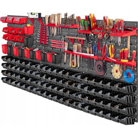 Kadax KADAX Werkzeugtafel Wand 174 x 78 cm, 130 Teile