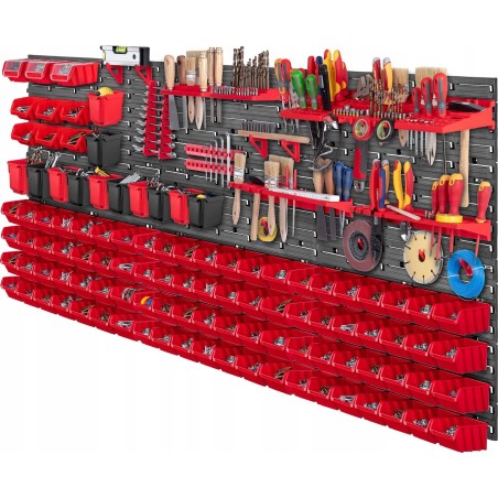 Kadax KADAX Werkzeugtafel Wand 174 x 78 cm, 130 Teile