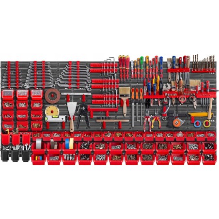 Kadax KADAX Werkzeugtafel Wand 174 x 78 cm, 150 Teile