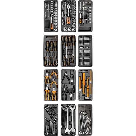 Neo Werkstattschrank, 7 Schubladen + 176 Werkzeuge