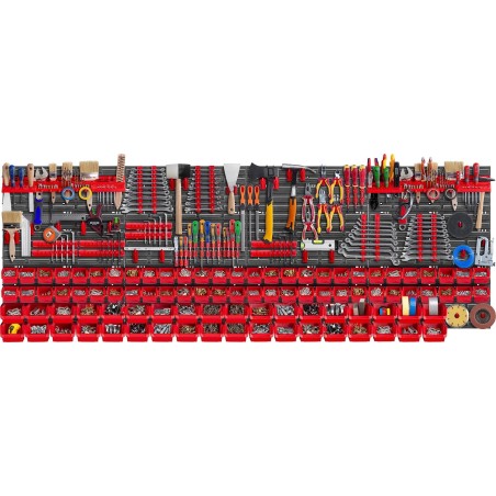 Kadax KADAX Werkzeugtafel Wand 232 x 78 cm, 174 Teile