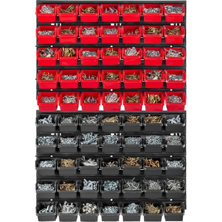 Kadax Werkzeugtafel 58 x 78 cm, Wandhalterung für 70 Behälter