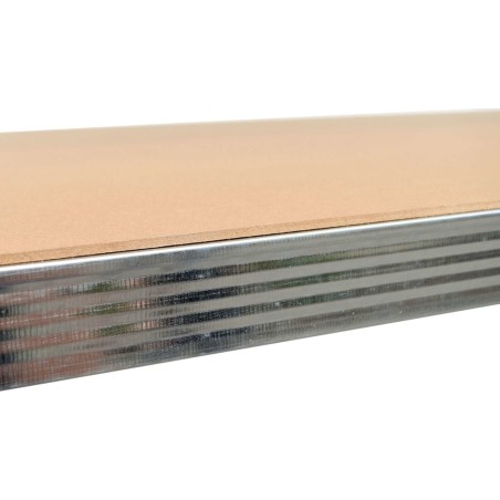 AWTools AWTOOLS REGAL MIT 5 EINLEGEN 180x90x40, TRAGFÄHIGKEIT 175 KG / 3,3 MM – STECKVERSCHLUSS, SCHNELLE MONTAGE