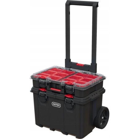 Kadax Keter Werkzeugkasten auf Rollen, 150-Liter-Set