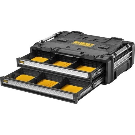 Dewalt DEWALT TOUGH SYS.2,0 DXL-Kiste, 2 x flache Schublade