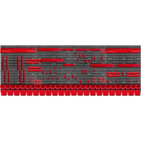 Kadax Werkzeugtafel Wand 232 x 78 cm, 140 Teile