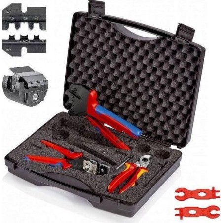 Knipex Werkzeugkoffer für Photovoltaik MULTI-CONTACT, 4-teilig (1 Satz)