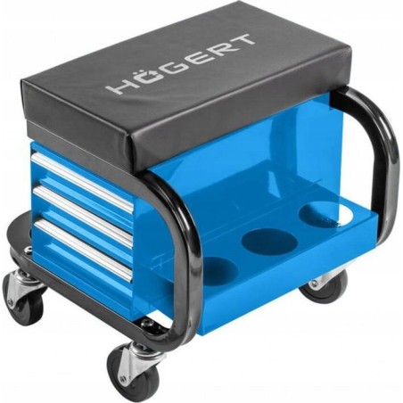 HOGERT SITZ, HOCKER, WERKSTATTSTUHL MIT 3 SCHUBLADEN FÜR DIE WERKSTATT