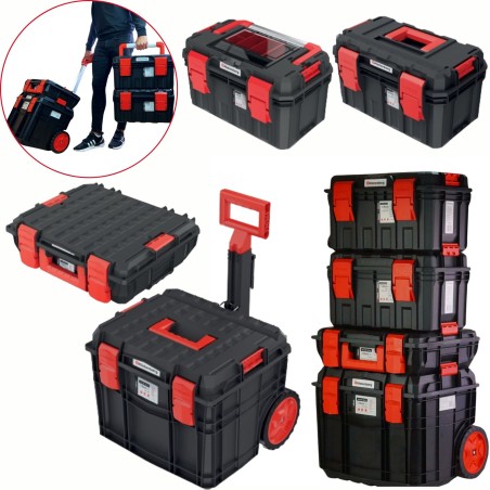 Kistenberg Werkzeugkasten auf Rädern – Große mobile Werkstatt