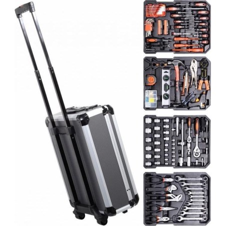 Compass Premium-Werkzeugkasten aus Aluminium