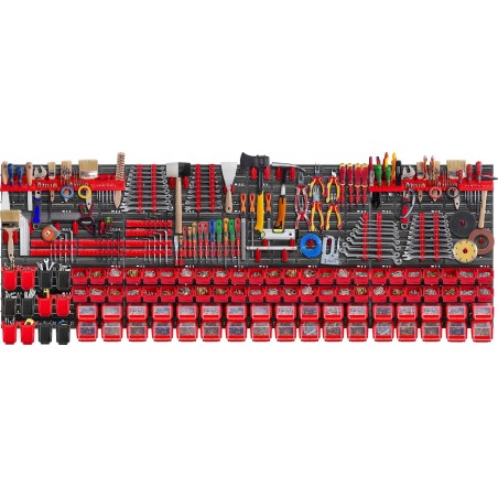 Kadax KADAX Werkzeugtafel Wand 232 x 78 cm, 176 Teile