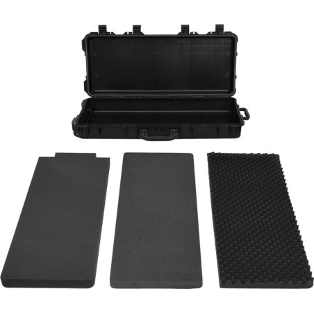 vidaXL Reisekoffer, schwarz, 96 x 42 x 16 cm, PP