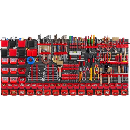 Kadax KADAX Werkzeugtafel Wand 174 x 78 cm, 100 Teile