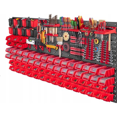 Kadax KADAX Werkzeugtafel Wand 174 x 78 cm, 121 Teile