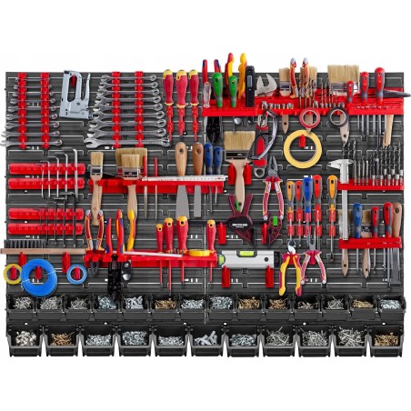 Kadax KADAX Werkzeugtafel Wand 116 x 78 cm, 70 Teile