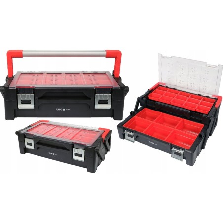 Yato Klappbarer Werkzeugkasten 560 × 305 × 165 mm