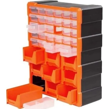 Sila Werkstatt-Organizer aus Kunststoff, 30 Schubladen, 9 Fächer, 47 x 38,5 cm