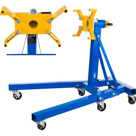 MSW Drehbarer, klappbarer Motor- und Getriebeständer, 900 kg