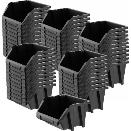 Kadax Lagerbehälter, Schale, Behälter 144 x 118 mm, 50 Stück