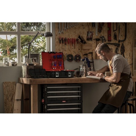 Kadax Keter Werkzeugkoffer mit Fächern