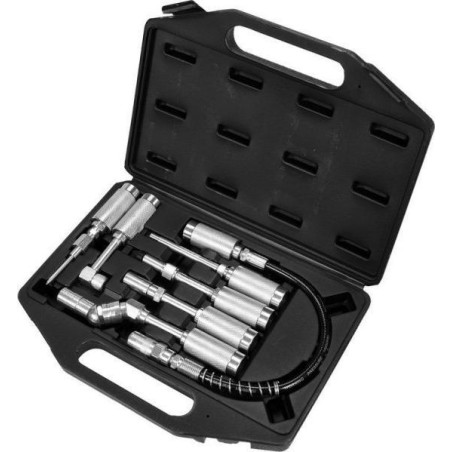 Yato YATO 7-teiliges Set mit Aufsätzen für Schmiernippel YT-07110