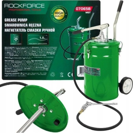 Rockforce Handschmiergerät/Handfettpresse (25 kg)