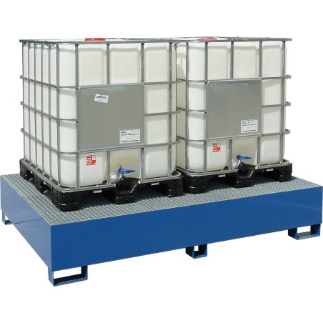 Meva Auffangwanne für den IBC-Palettenbehälter MAUZER 2 x 1000 l Auffangwanne für den IBC-Palettenbehälter MAUZER