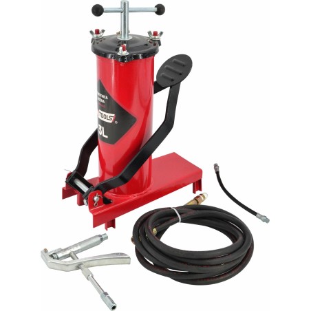 AWTools AW Fußbetätigte Abrollvorrichtung für 3-Liter-Behälter