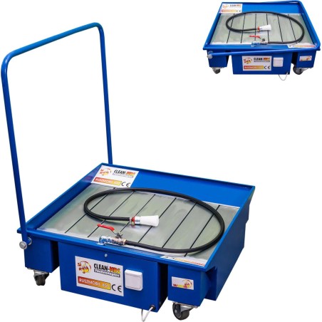 Marwis Werkstatt-Reinigungsgerät für Motor- und Fahrwerksteile RUSZMOBIL 800 Mobiles Werkstatt-Reinigungsgerät RUSZMOBIL 800