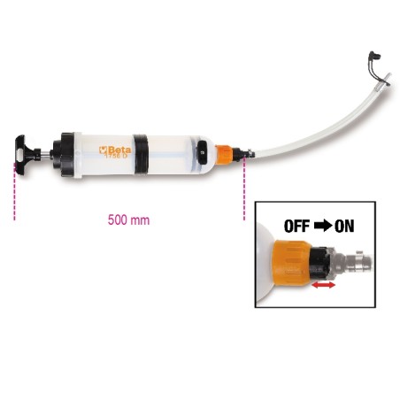Beta Tools Ölspritze 1500 ml, Polypropylen (1756D)