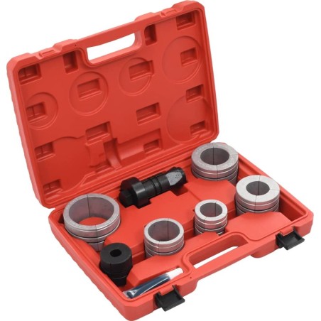 vidaXL Rohrspreizset, 8-teilig, Kohlenstoffstahl und Aluminium (210463)