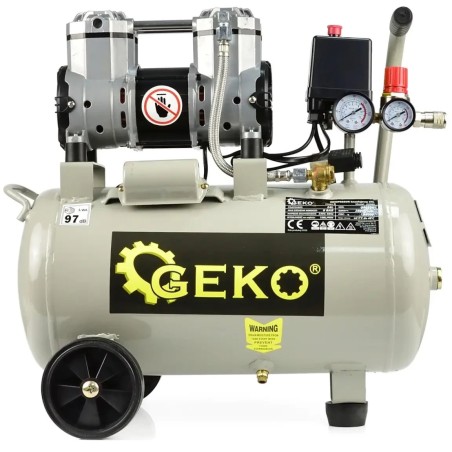 Ölfreier Zweikolbenkompressor, 24 l, 980 W (1)