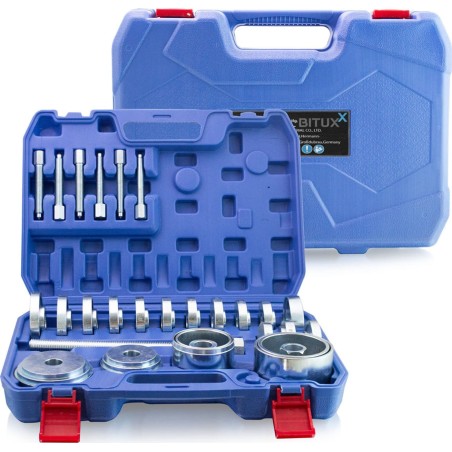 Bituxx Einpress-Set für Vorderradnabenlager, 31-teilig
