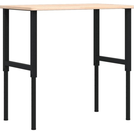 vidaXL vidaXL Arbeitstisch, 100 x 60 x (71,5–98) cm, rechteckig, Eichenholz