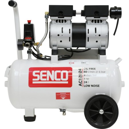 SENCO Silent-Luftkompressor 24 l, AC12824, SENCO