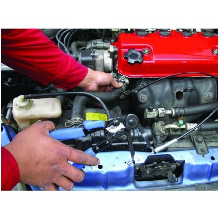 King Tony Flexible Zange für Kabelbinder 12–53 mm mit 630 mm langem Seil (9AA31)