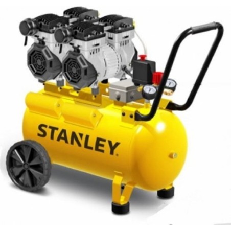 Stanley-Kompressor, ölfreier, extrem leiser Kompressor, 50 l, 230 V, 8 bar (1 Stück)