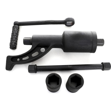 Mar-Pol Planetengetriebe-Steckschlüssel für Räder im Maßstab 1:78, 6200 Nm + 2 Aufsätze (32, 33 mm)