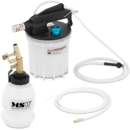Bremsenentlüftungsset mit Ölabsauger und Behälter, 2,8–12 bar, 2 l